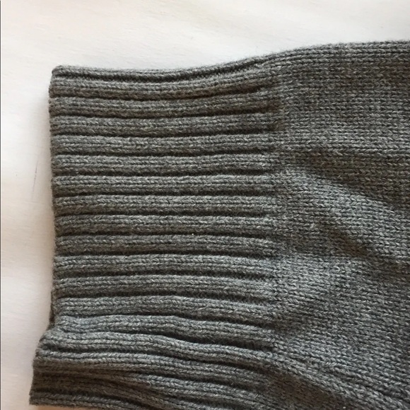 Dockers Men V Neck Sweater Large Gray Cotton - Picture 10 of 12